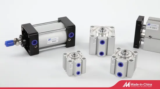 Sc32,40,50,63,80,100,125,160 Series Air Cylinder Double Acting Standard Pneumatic Cylinderversatile Sc Series Air Cylinder for Industrial Pneumatic Applications